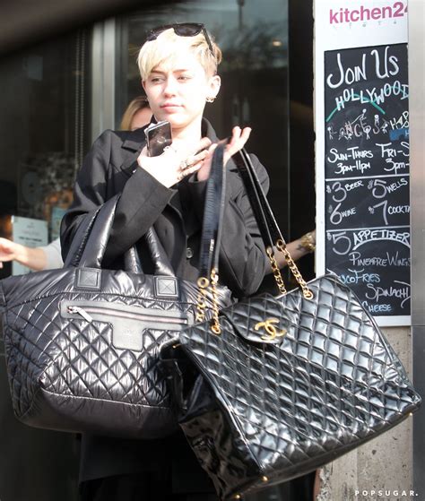 miley cyrus chanel bag|miley cyrus handbags.